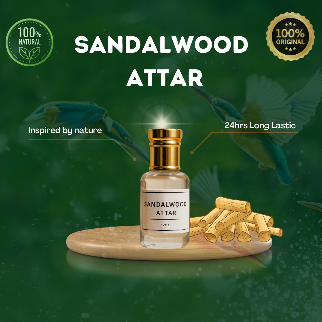 Sandalwood Attar – Pure Elegance in Every Drop